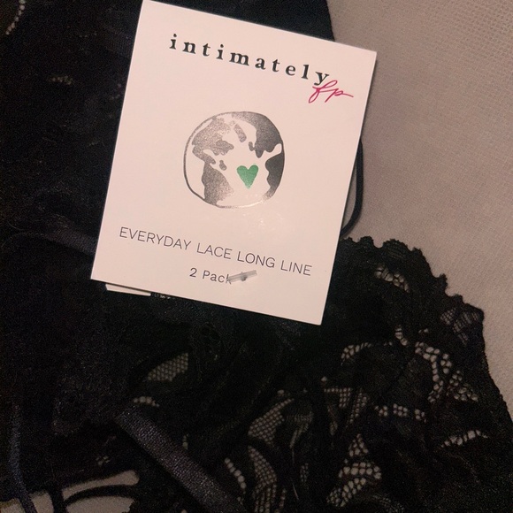 Intimately FP Free People Everyday Lace Long Line 2 pack | size S - Picture 3 of 10